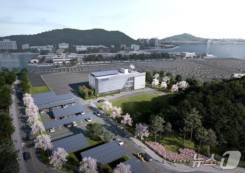 본문 이미지 -  해양경찰위성센터 조감도(해양경찰청 제공/뉴스1)
