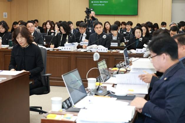 본문 이미지 - 충북도의회 교육위원회 행정사무감사.&#40;충북도의회 제공. 재판매 및 DB금지&#41;/뉴스1