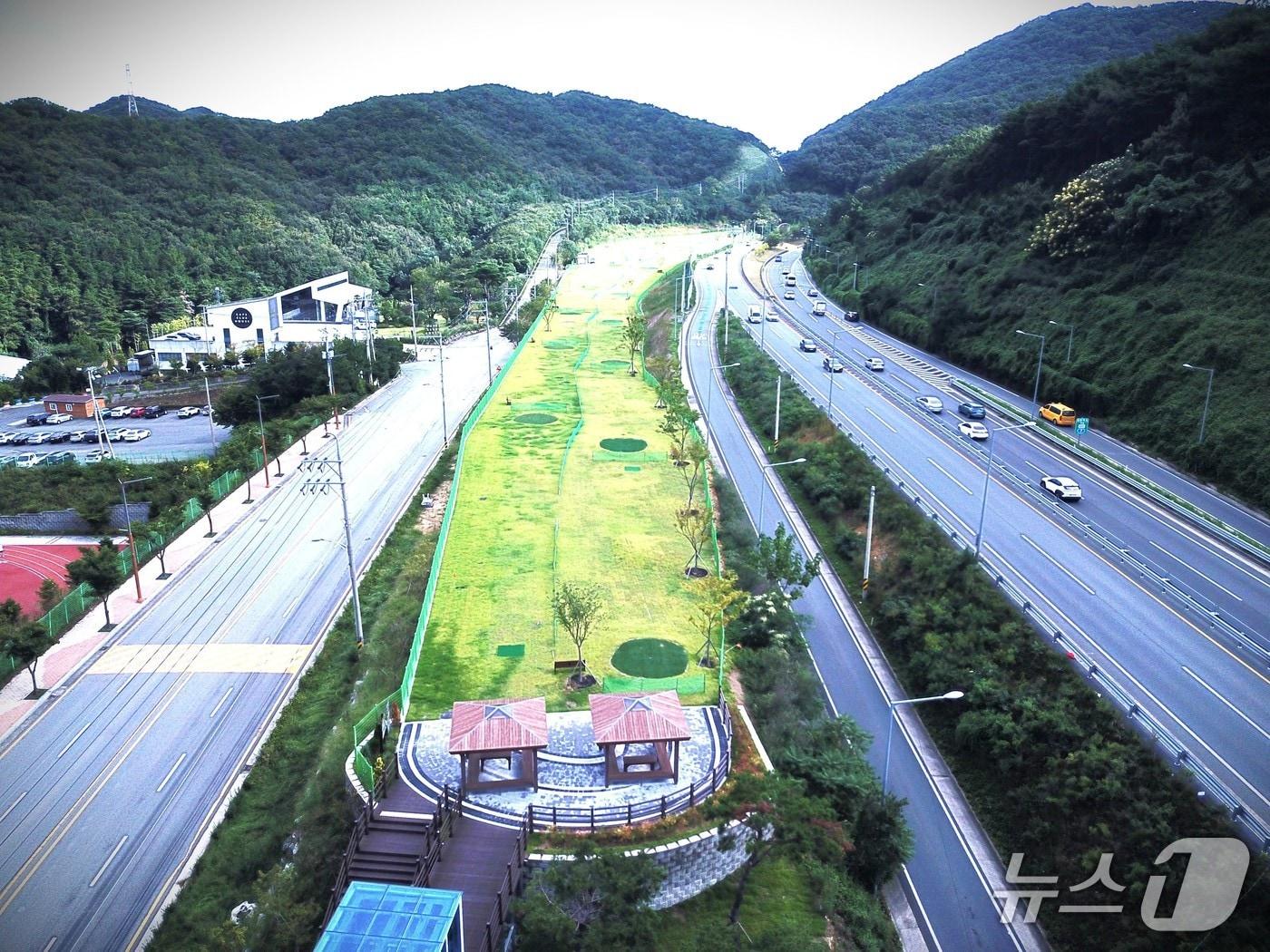 본문 이미지 - 동부양산파크골프장 전경.(양산시 제공. 재판매 및 DB금지)