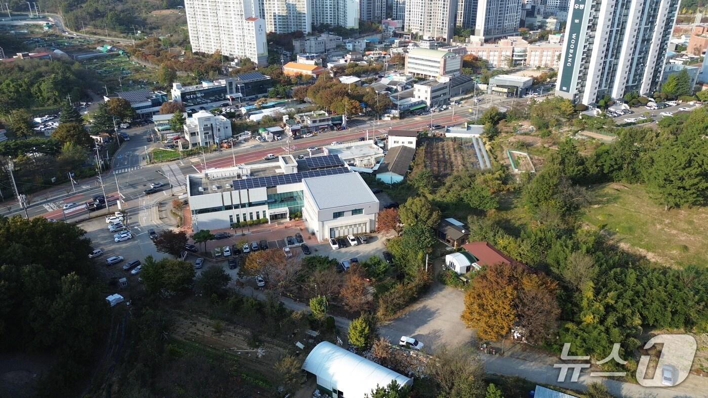 대구 달성군 다사읍 공영주차장이 들어설 예정인 부지 전경.&#40;대구 달성군 제공. 재판매 및 DB금지&#41;