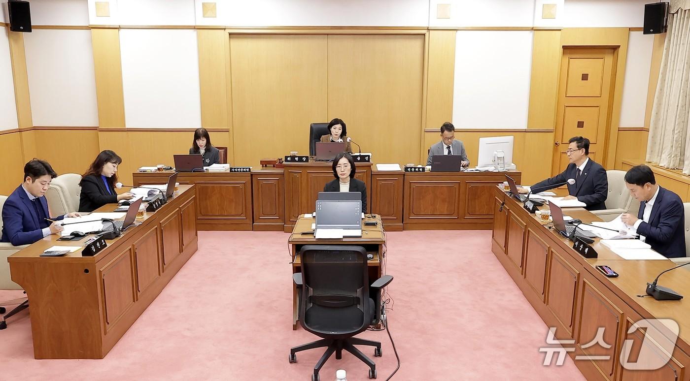 대전시의회 교육위원회는 10일 대전교육청에 대한 행정사무감사를 벌였다. (시의회 제공) / 뉴스1