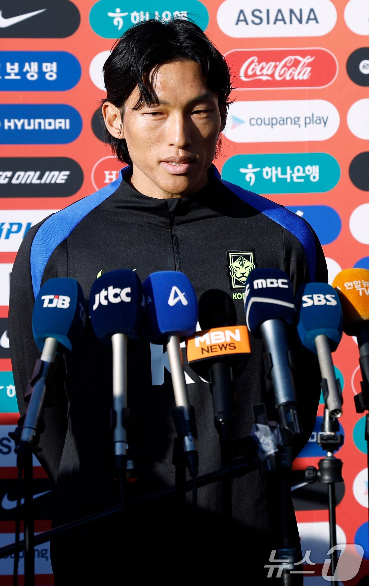 본문 이미지 - 축구 국가대표 골키퍼 김승규. 2025.11.10/뉴스1 ⓒ News1 박정호 기자