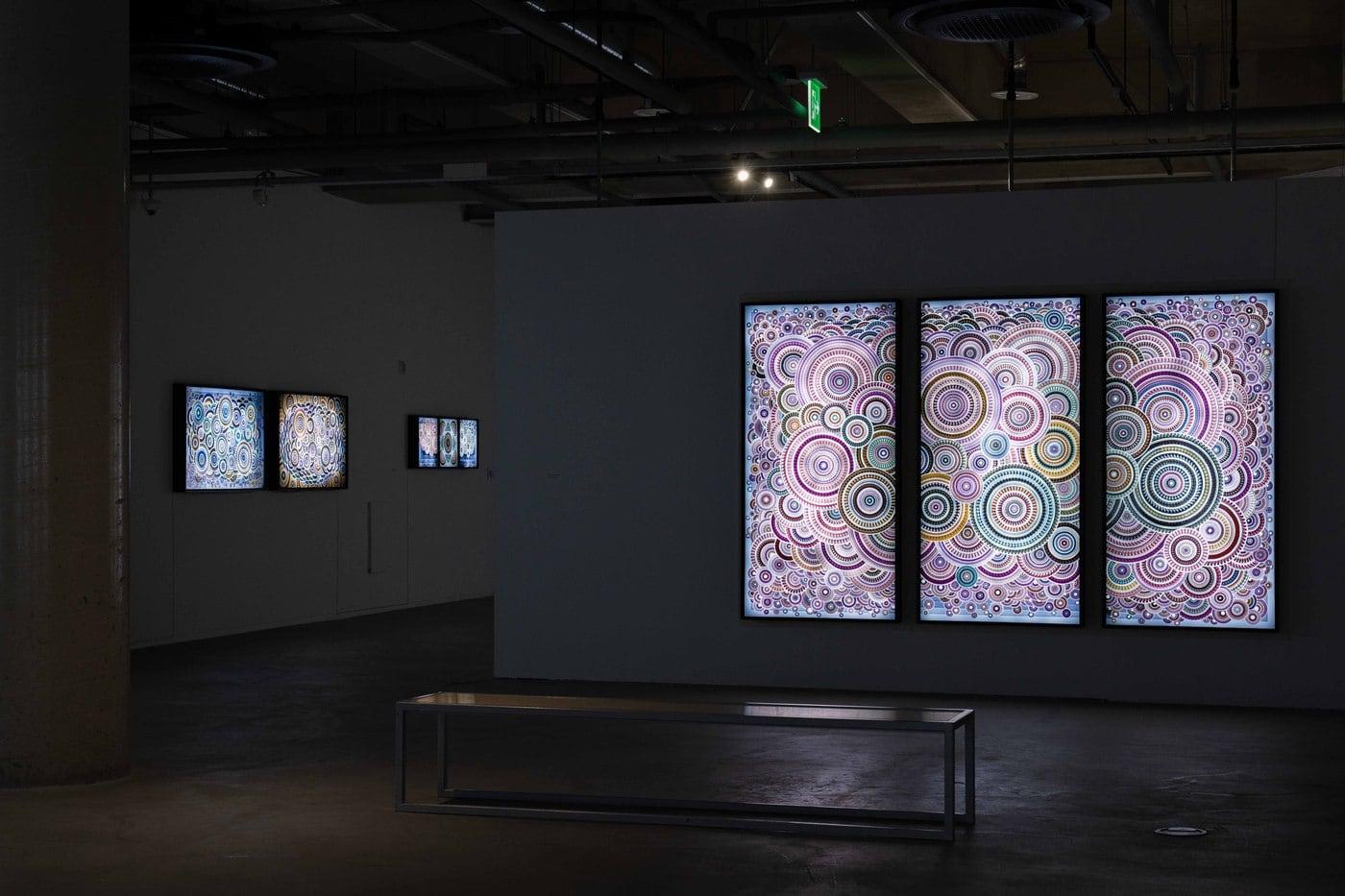 김범수 '비욘드 시네마'전 전경 (사비나미술관 제공)