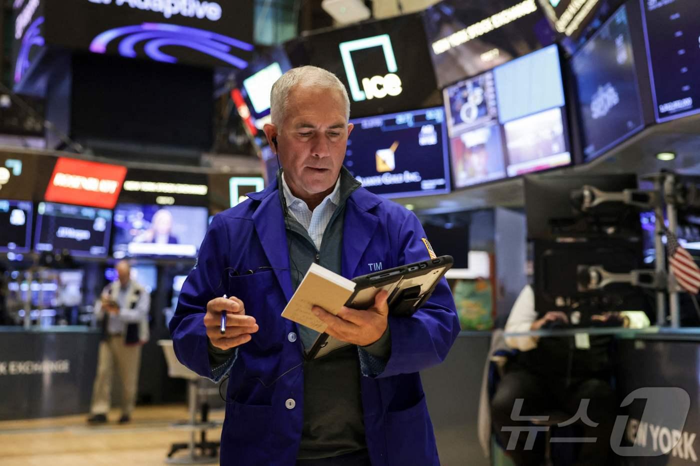 NYSE 트레이더. ⓒ AFP=뉴스1