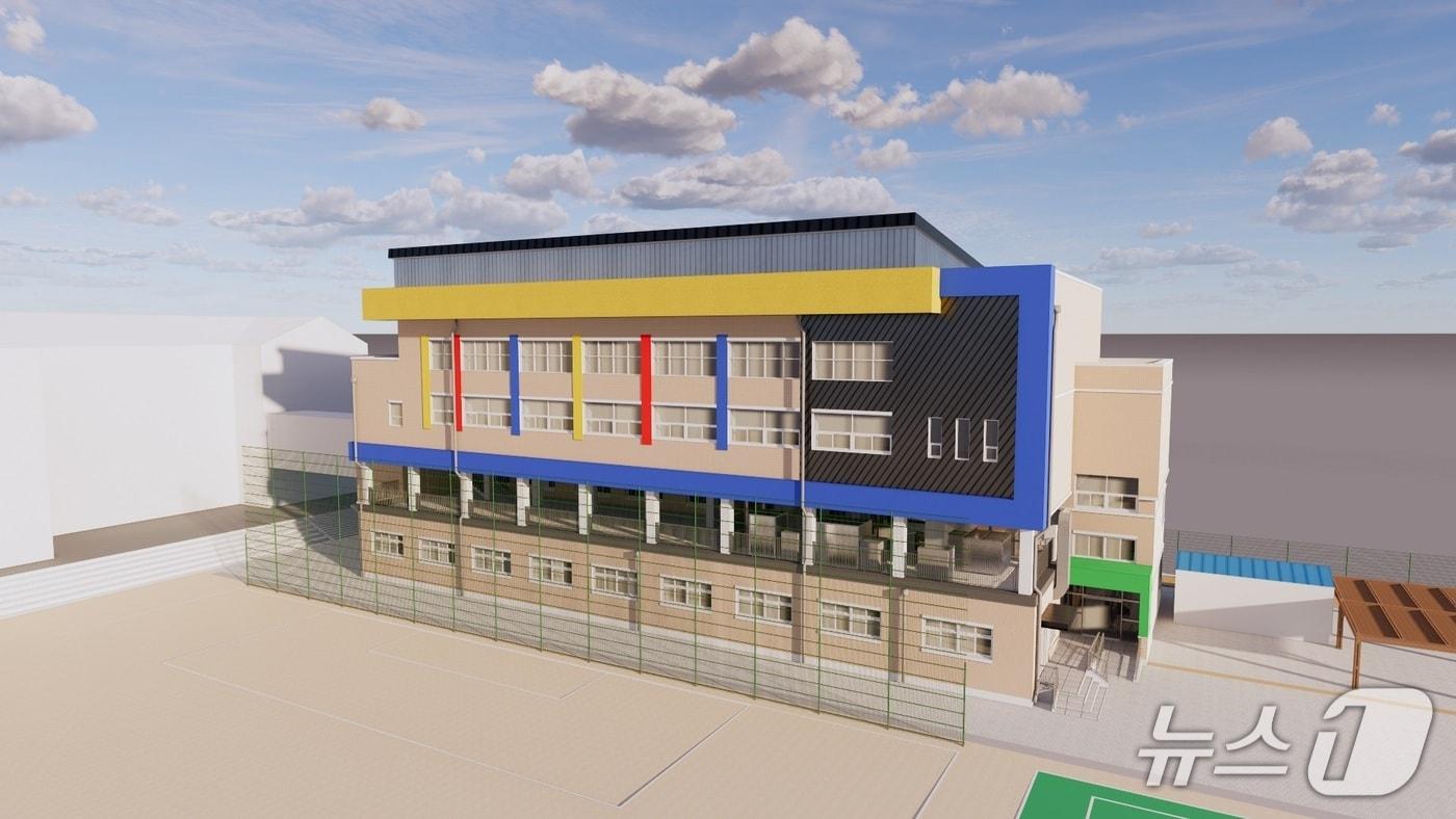 대전법동중 급식실 조감도&#40;대전시교육청 제공&#41; /뉴스1