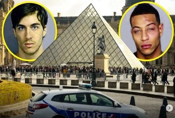 본문 이미지 - '루브르를 턴 얼짱 2인조'로 잘 못알려진 남성들의 모습. 출처=인스타그램 mrjerryoc