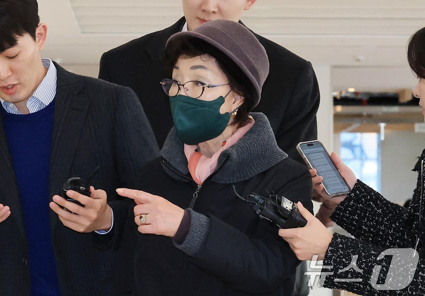 본문 이미지 - 김건희 여사의 모친 최은순 씨. ⓒ 뉴스1