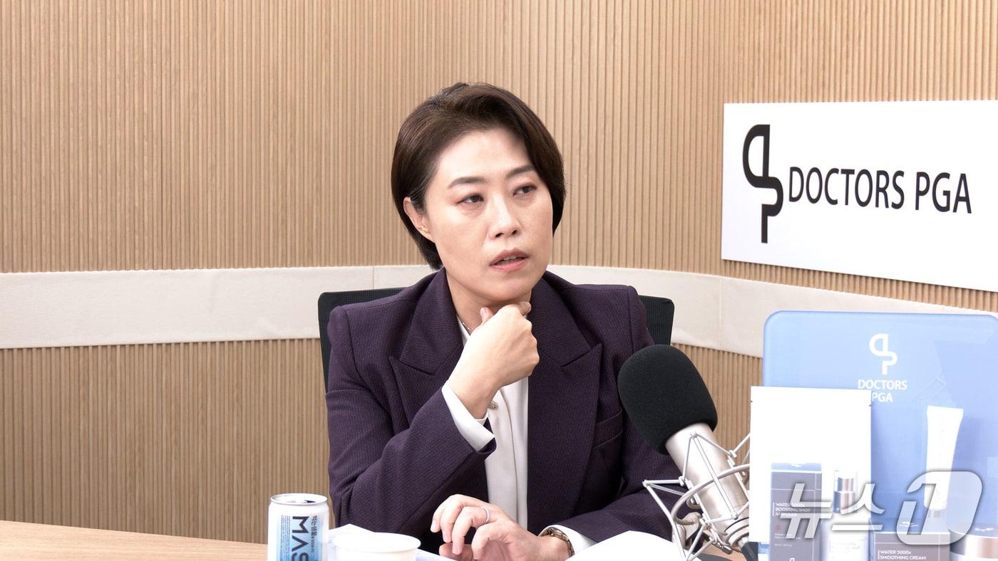 서지영 국민의힘 의원이 11일 뉴스1TV &#39;팩트앤뷰&#39;에 출연해 질문에 답하고 있다.&#40;뉴스1TV &#39;팩트앤뷰&#39; 캡처&#41;