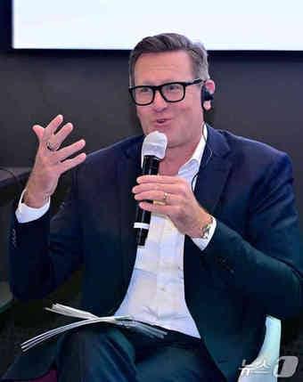 본문 이미지 - 사이먼 데이비스(Simon Davies) SAP 아태지역 총괄 회장이 서울 여의도 IFC Two 3층 더 포럼에서 열린 SAP코리아 창립 30주년 기자간담회에서 발언하고 있다. 2025.11.11 뉴스1 (SAP코리아 제공)