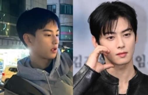 본문 이미지 - 차은우 동생과, 차은우. 출처=네이버 블로그 '에르미스'