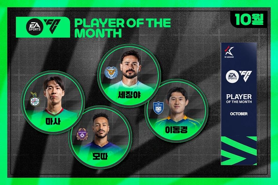 본문 이미지 - 10월 K리그1 최고의 활약을 펼친 선수를 뽑는 팬 투표가 13일부터 시작된다. &#40;한국프로축구연맹 제공&#41;
