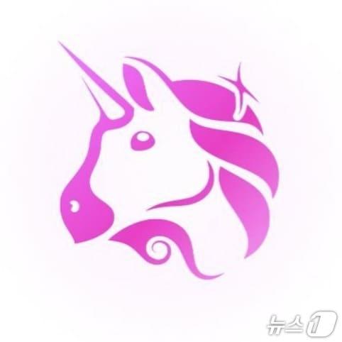 본문 이미지 - 유니스왑 로고. 