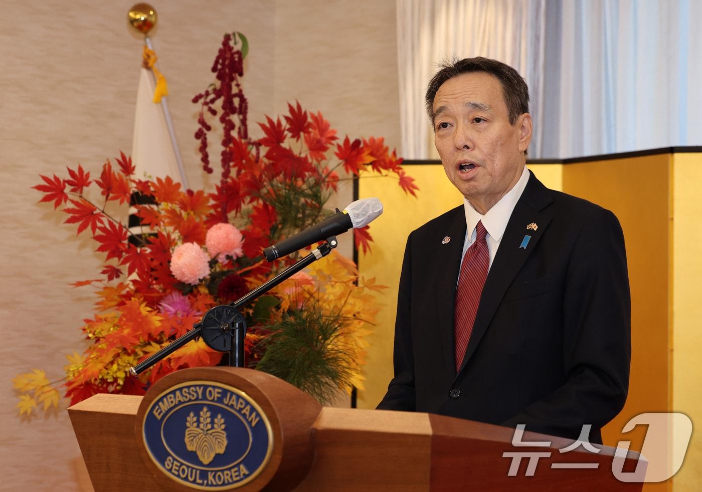 본문 이미지 - 미즈시마 고이치 주한일본대사. ⓒ 뉴스1 이호윤 기자