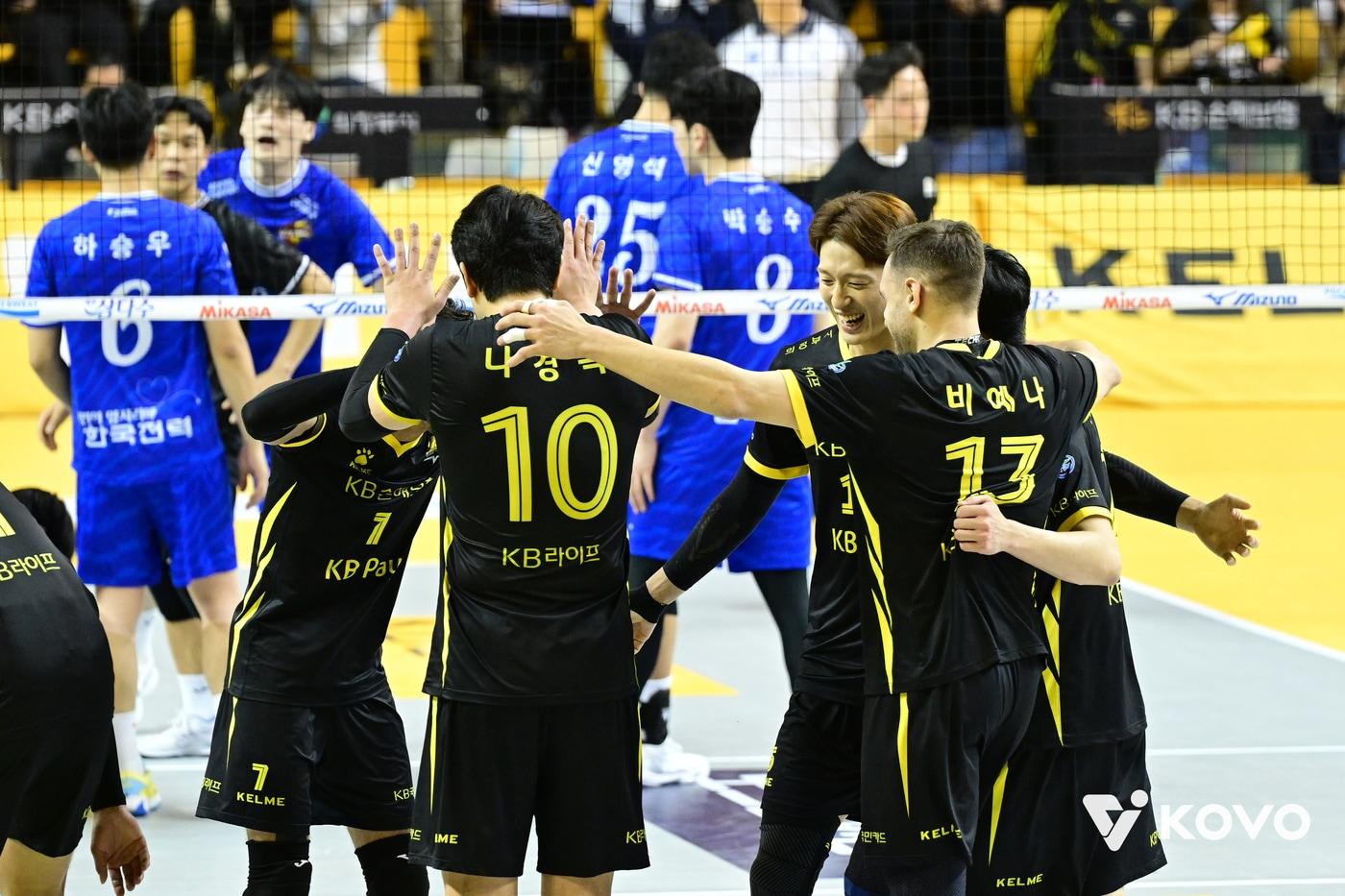 KB손해보험이 홈 4연승을 달렸다. &#40;KOVO 제공&#41;