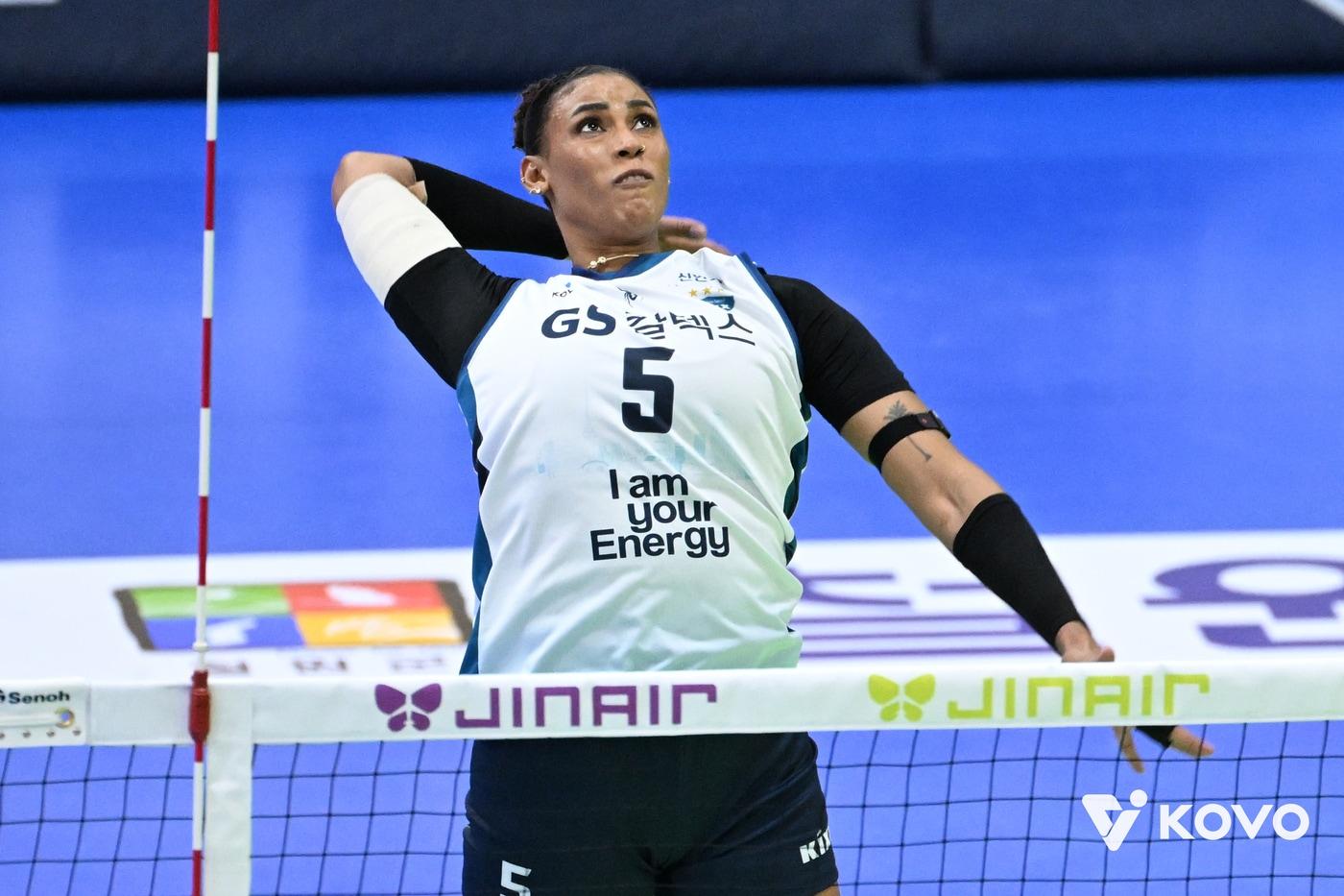 GS칼텍스 지젤 실바. &#40;KOVO 제공&#41;