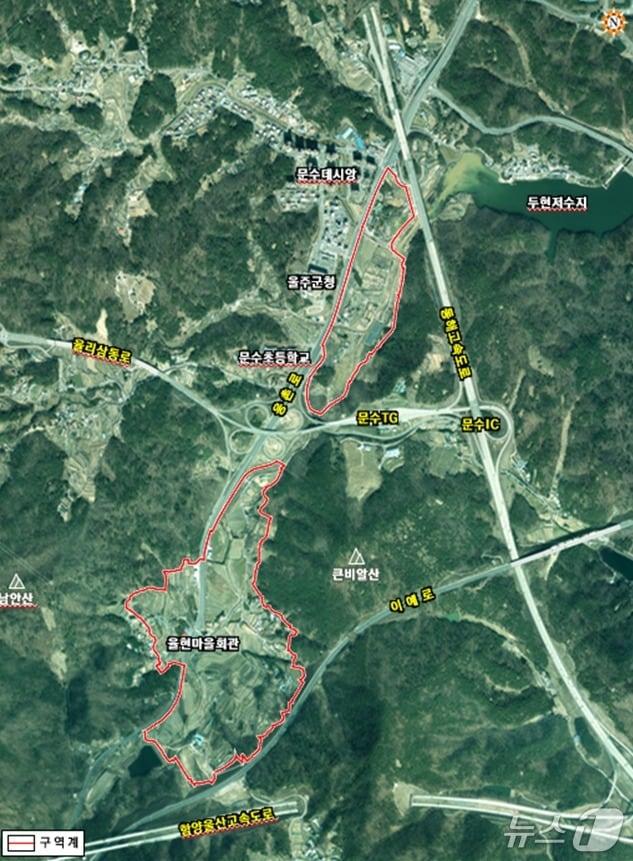 본문 이미지 - 울산 율현구역 도시개발사업 위치도. (울산시 제공. 재판매 및 DB 금지) /뉴스1