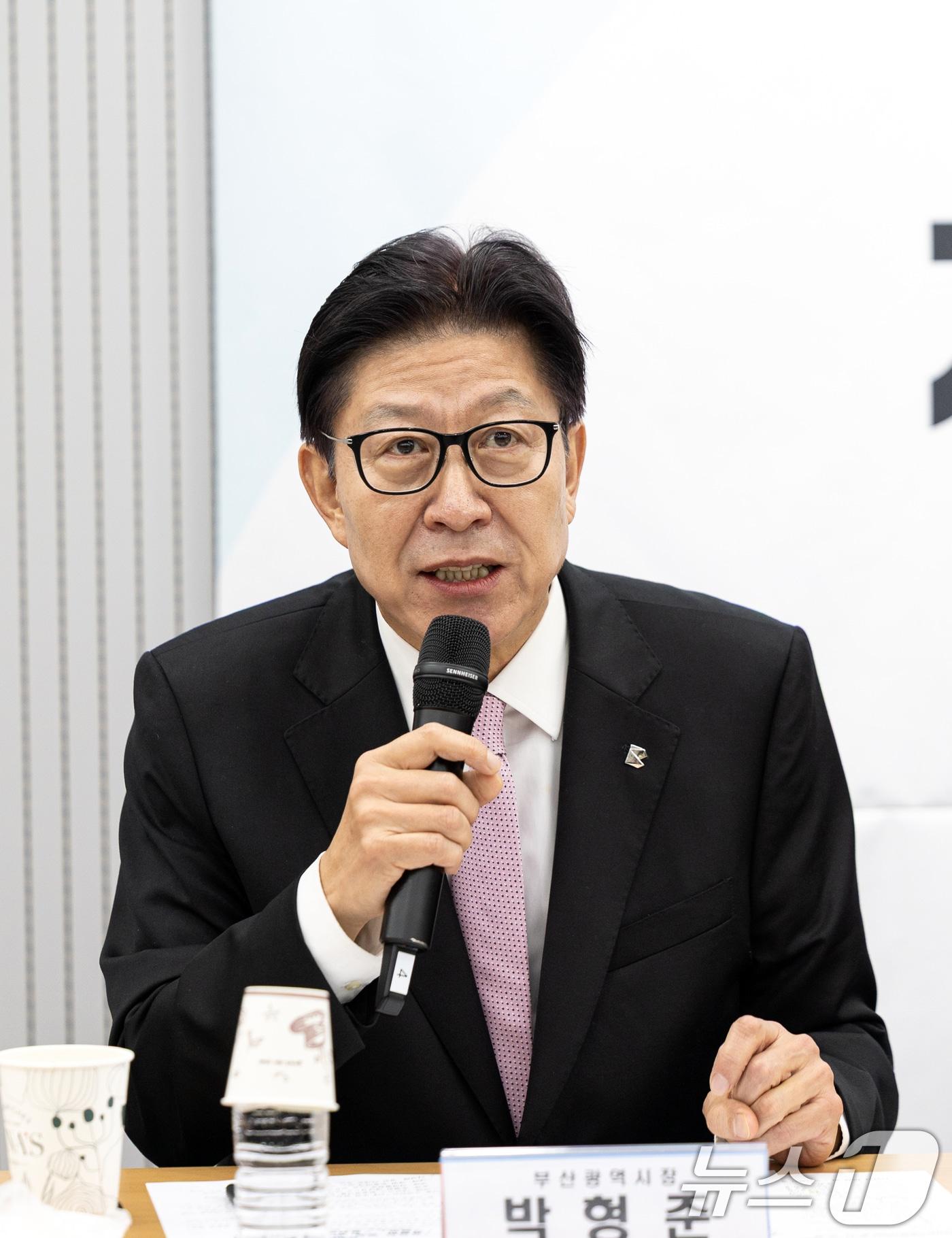 본문 이미지 - 박형준 부산시장. 2025.11.12 /뉴스1 ⓒ News1 이승배 기자