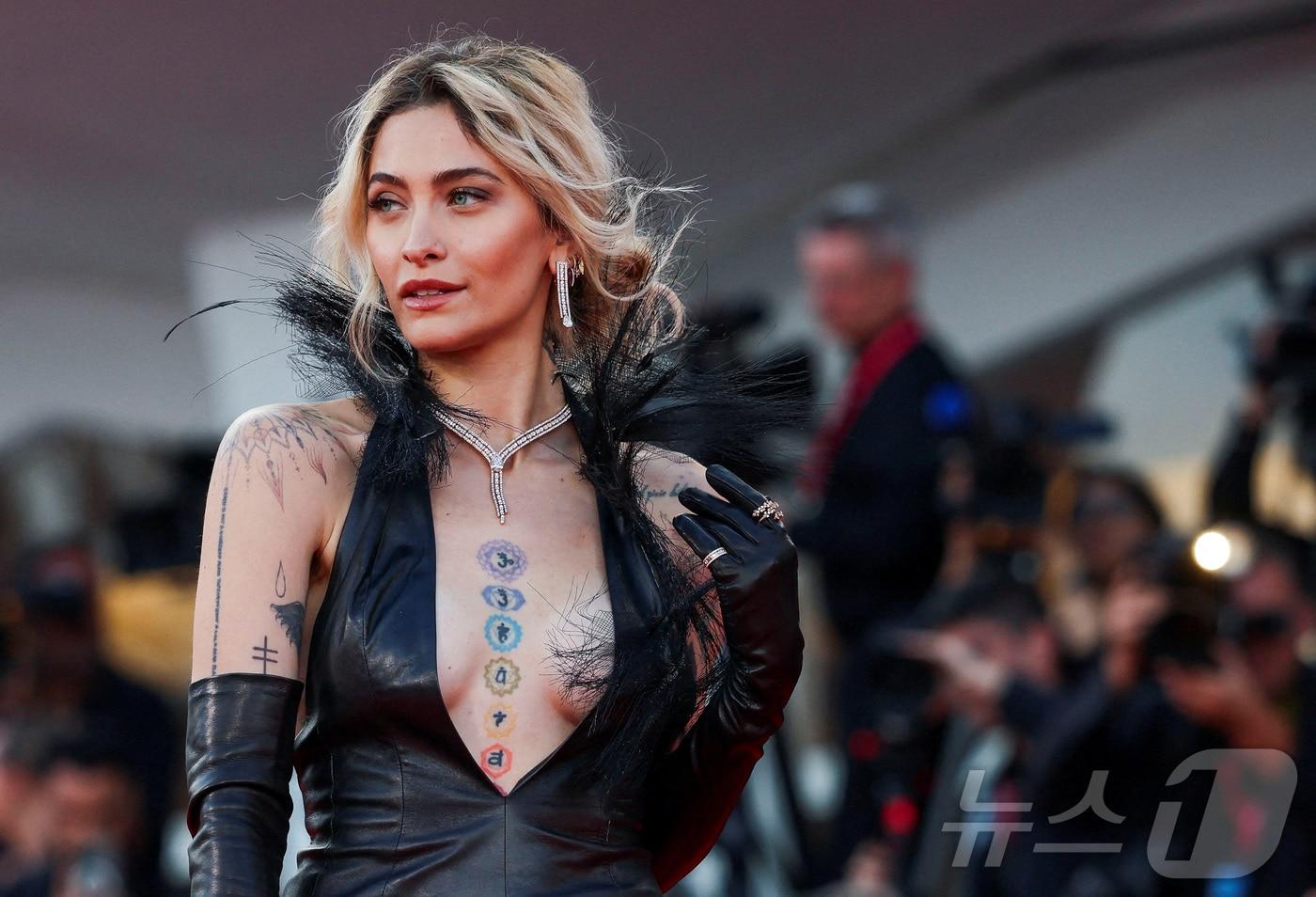 고(故) 마이클 잭슨의 딸이자 모델·배우인 패리스 잭슨. 2025.08.30 ⓒ 로이터=뉴스1 ⓒ News1 김지완 기자