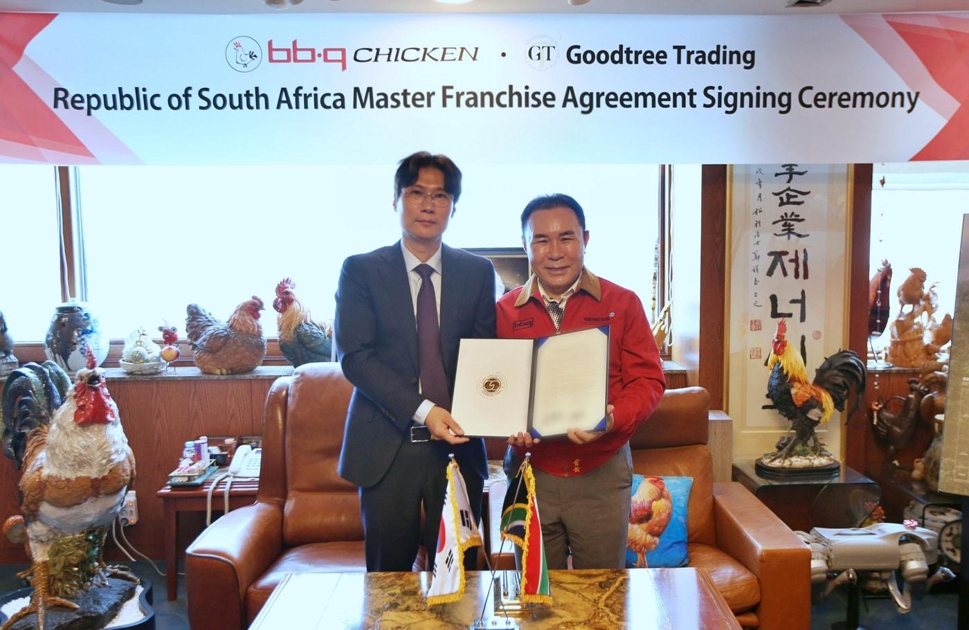 BBQ가 남아프리카공화국 현지 기업 'Good Tree South Africa'와 마스터 프랜차이즈 계약을 체결했다고 밝혔다.(제너시스BBQ그룹 제공)