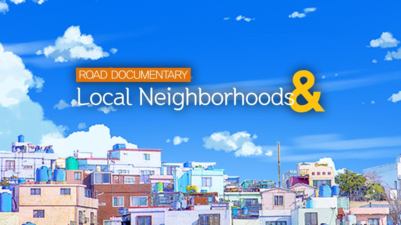 딜라이브TV가 케이투엔티(K20) FAST 채널에 신규 편성하는 오리지널 콘텐츠 '동네방네엔' 영문 타이틀 이미지. (딜라이브 제공)