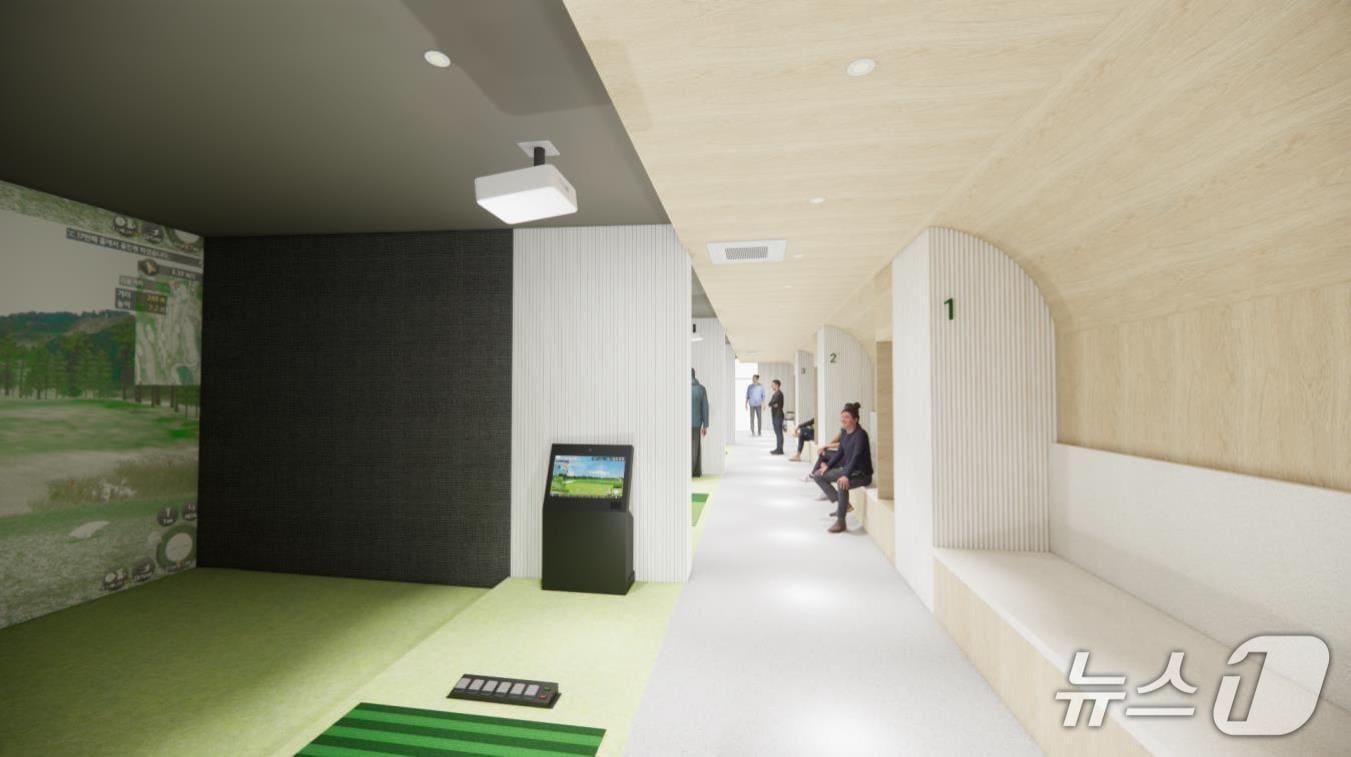 본문 이미지 - 용산 스크린 파크골프장 삼각지점 투시도.&#40;용산구 제공&#41;