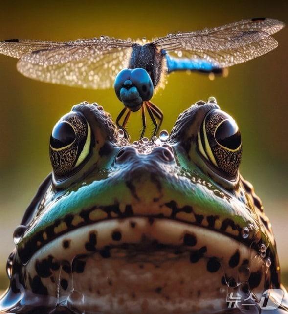 본문 이미지 - 올해 아사히신문과 전일본사진연맹 사진전에 출품해 최우수상을 받은 작품. '내 머리야!' (출처 엑스)