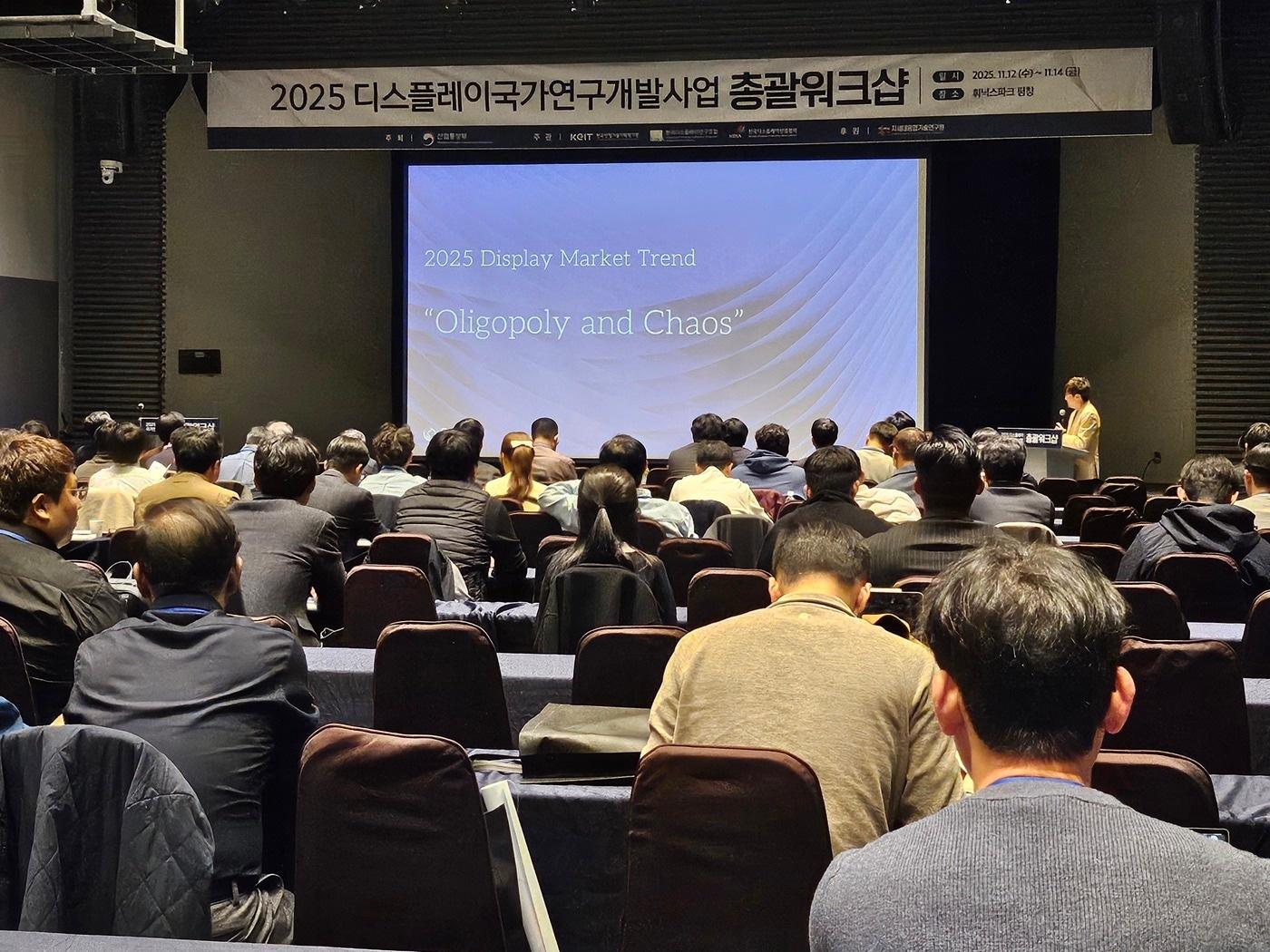 본문 이미지 - 디스플레이 총괄워크샵 전경&#40;한국디스플레이산업협회 제공&#41;. ⓒ 뉴스1