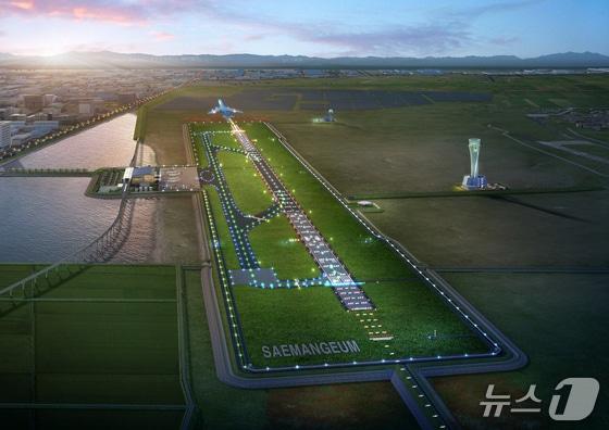 본문 이미지 -   새만금국제공항 조감도.&#40;전북도 제공. 재판매 및 DB금지&#41;/뉴스1  