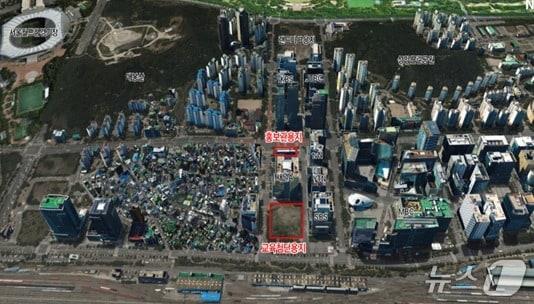 본문 이미지 - DMC 내 교육 첨단·용지와 홍보관 용지 &#40;서울시 제공&#41;  뉴스1 ⓒ News1