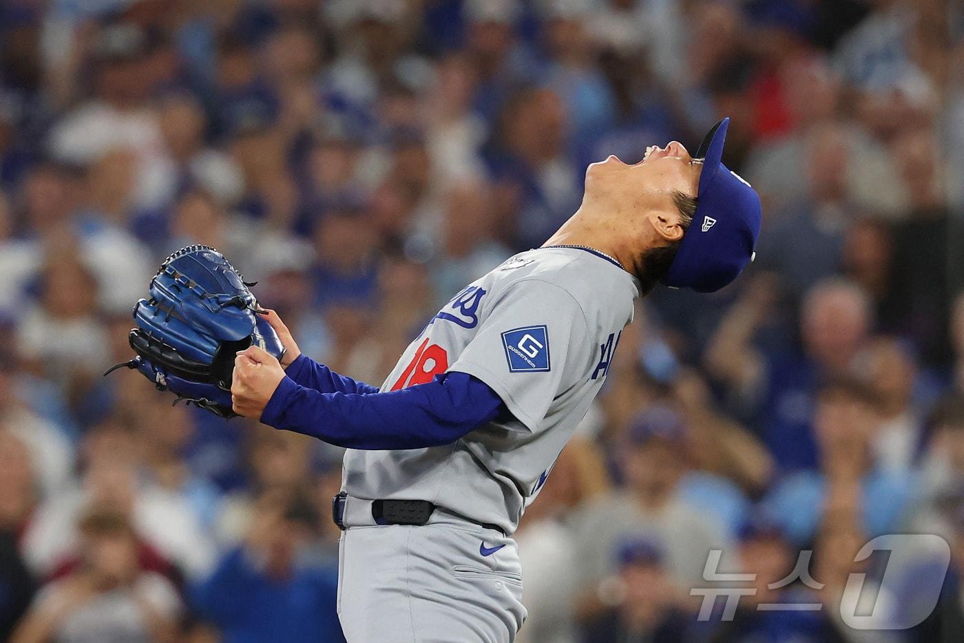 내셔널리그 사이영상 3위에 오른 야마모토 요시노부&#40;LA 다저스&#41;. ⓒ AFP=뉴스1