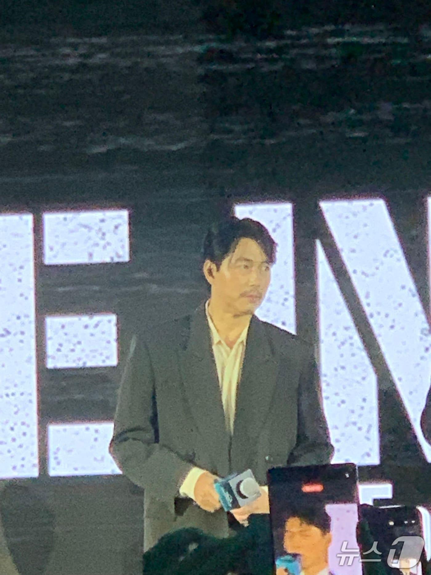 본문 이미지 - &#39;디즈니+ 오리지널 프리뷰 2025&#39;&#40;Disney+ Originals Preview 2025&#41;에 등장한 배우 정우성/김민지 기자