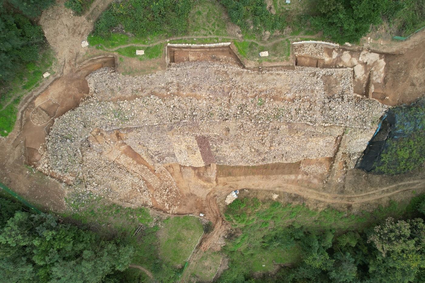 팔거산성 조사구역 전경&#40;국가유산청 제공&#41;