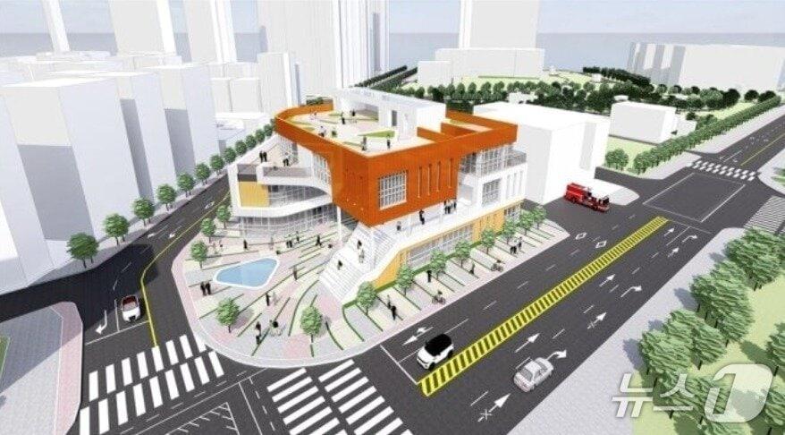 본문 이미지 - 통일부의 국립북한인권센터 설계 공모에서 최우수 당선작에 선정된 종합건축사무소 아키미르의 설계안.&#40;통일부 제공&#41;