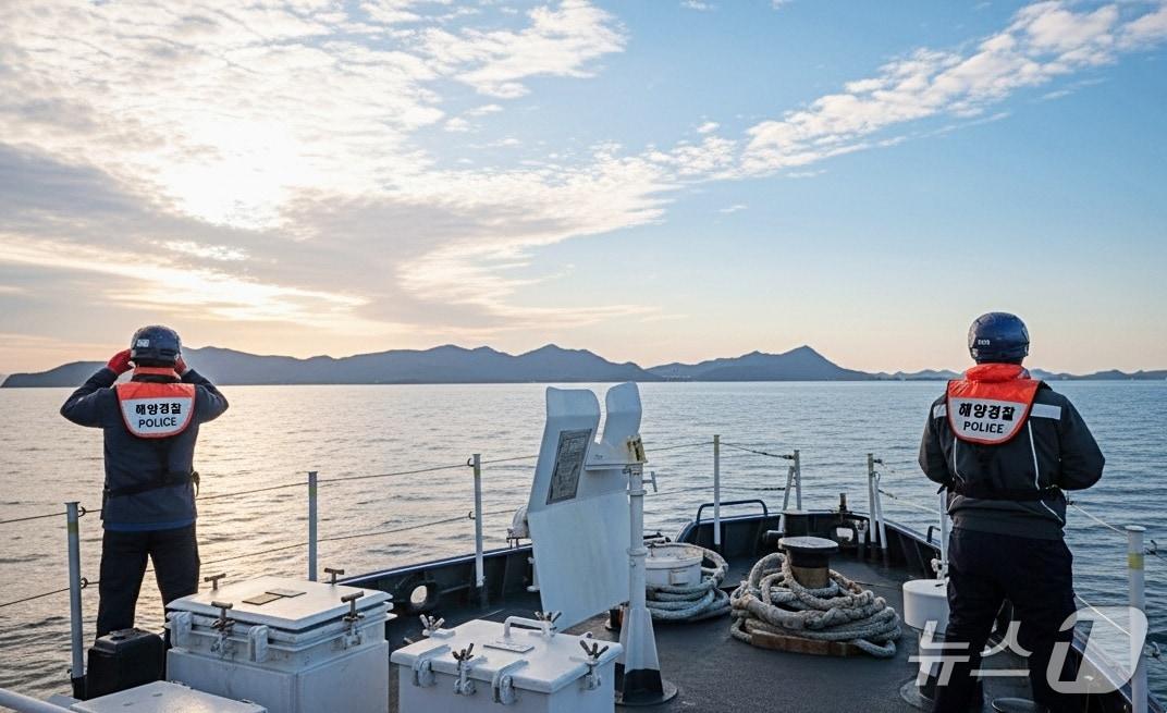 본문 이미지 - 실종자 수색에 나선 해경.&#40;통영해경 제공. 재판매 및 DB금지&#41;