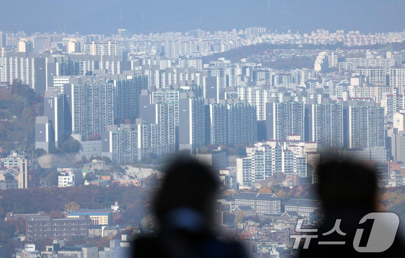 서울의 아파트 단진 모습. (자료사진)/뉴스1 ⓒ News1 김명섭 기자