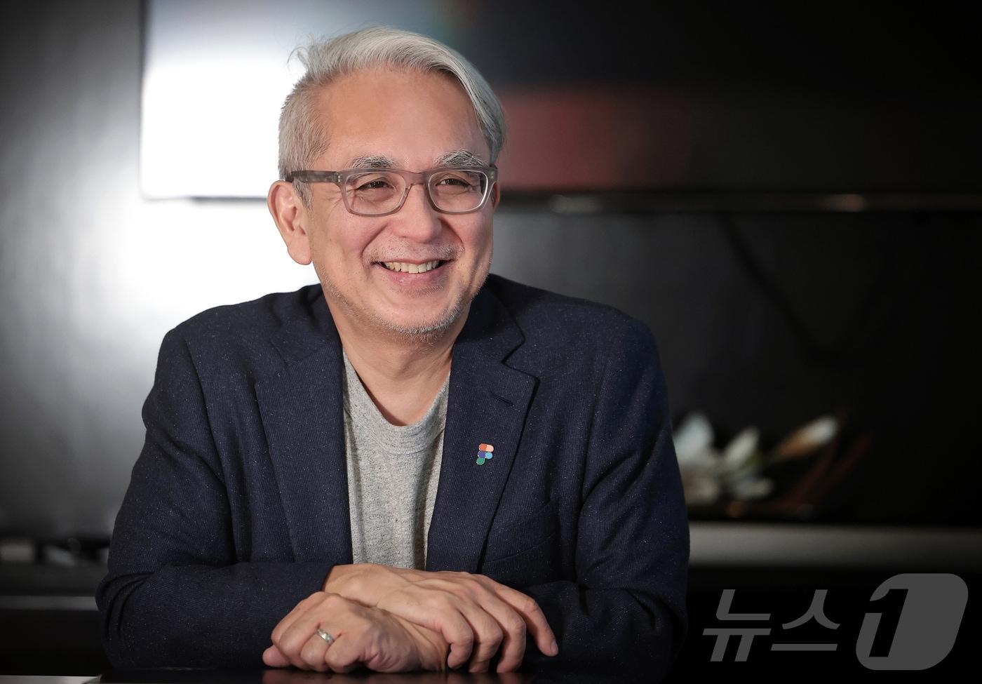 쇼 쿠와모토&#40;Sho Kuwamoto&#41; 피그마 부사장이 13일 서울 강남구 오크우드 프리미어 코엑스 호텔에서 뉴스1과 인터뷰를 하고 있다. 2025.11.13/뉴스1 ⓒ News1 권현진 기자