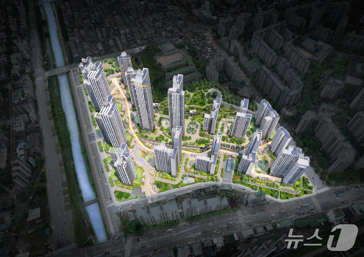 본문 이미지 - 북가좌6구역 조감도 (서울시 제공) 뉴스1 ⓒ News1