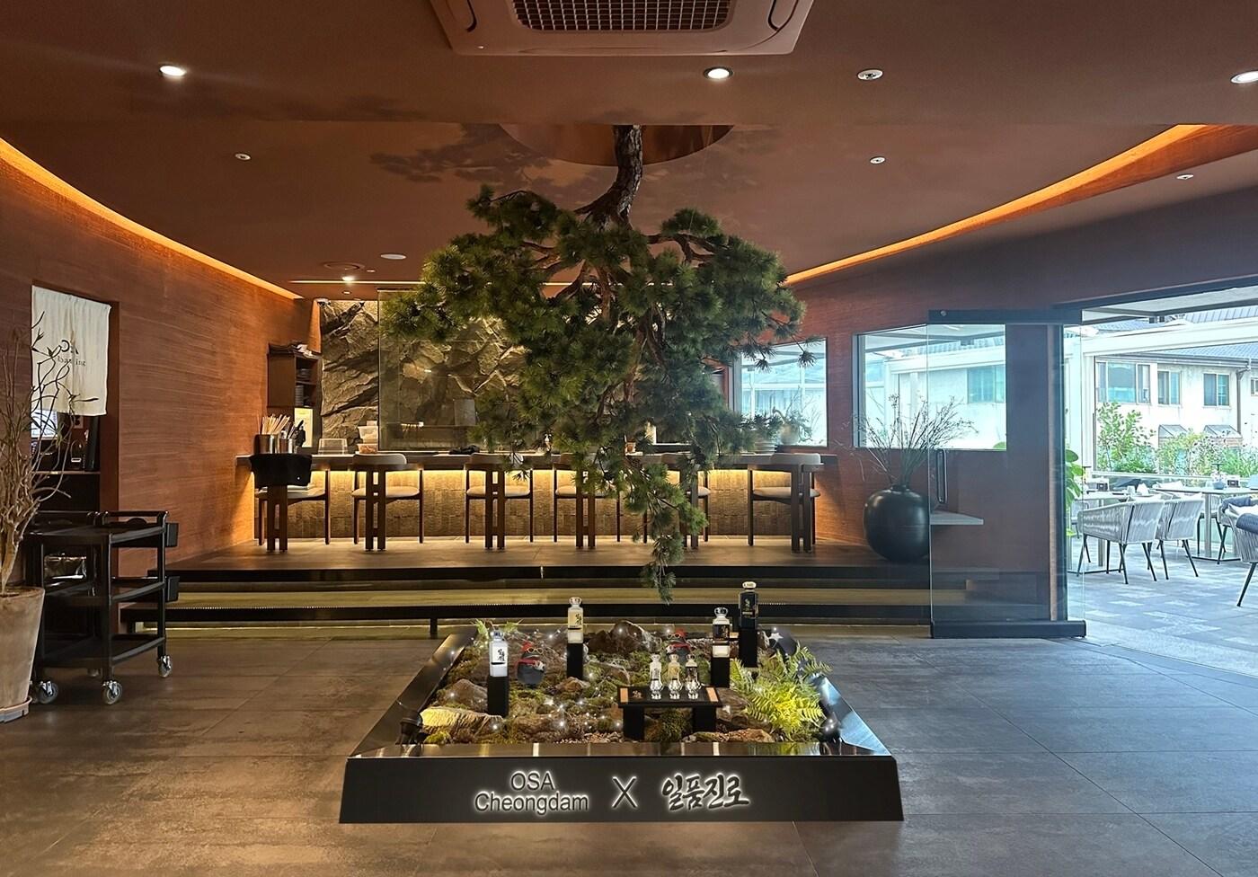 오사 청담과 일품진로 협업 이미지&#40;하이트진로 제공&#41;