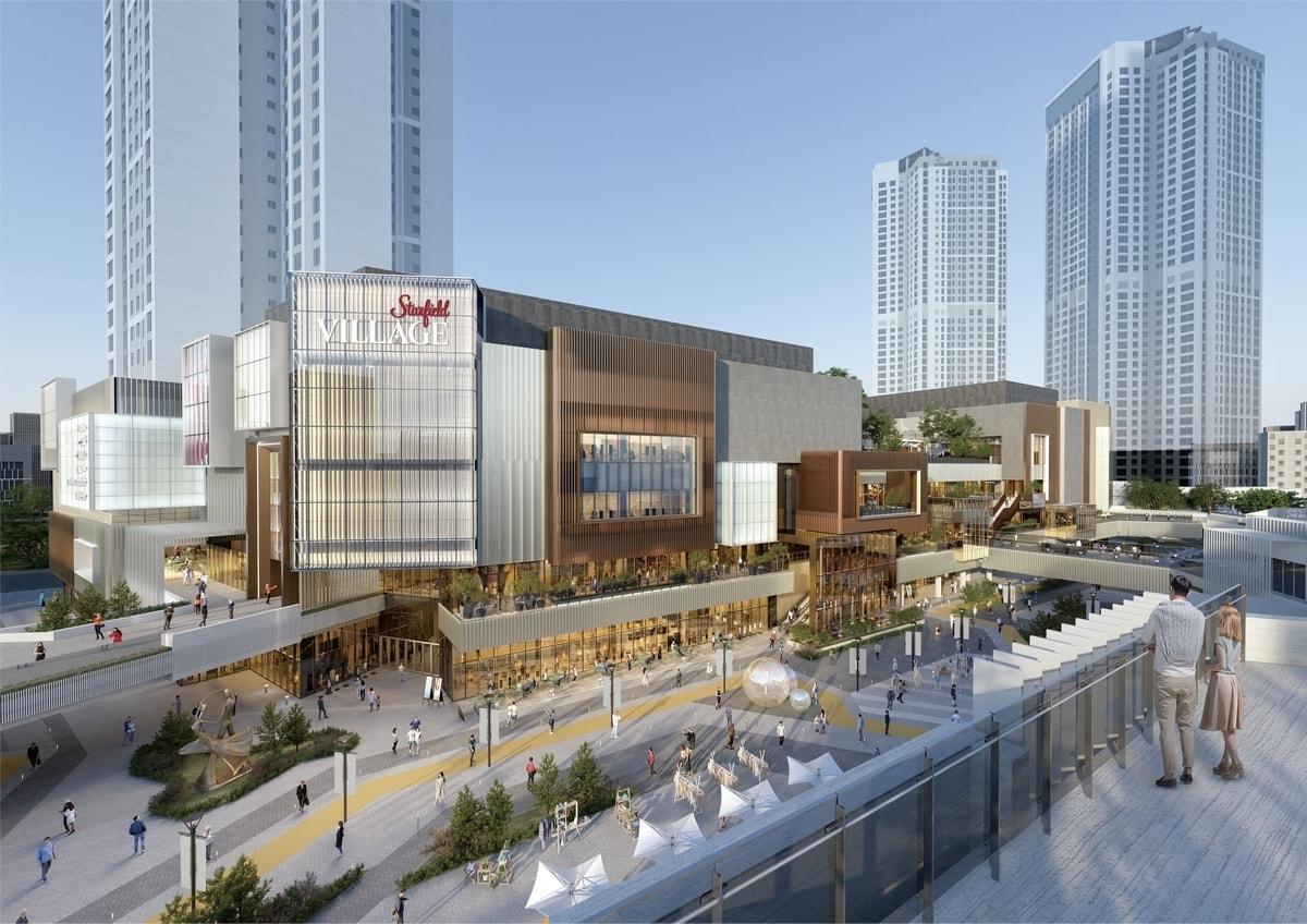 본문 이미지 - 스타필드 빌리지 운정 외부 전경 조감도&#40;신세계프라퍼티 제공&#41;