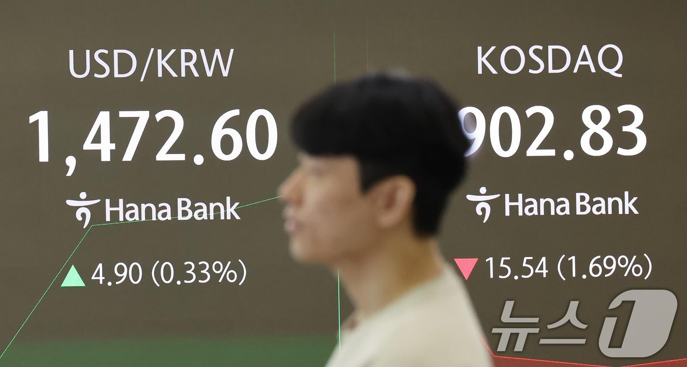 서울외환시장에서 달러·원 환율은 전일 오후 3시 30분 주간종가 대비 4.2원 오른 1471.9원에 출발했다. 2025.11.14/뉴스1 ⓒ News1 장수영 기자