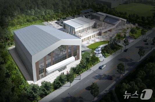 본문 이미지 -  청주시 오송 라켓스포츠센터.&#40;시 제공&#41;/뉴스1