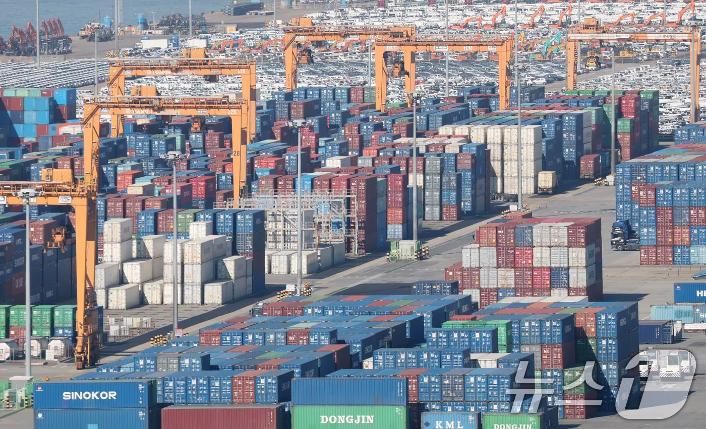 기사 이해를 돕기 위한 수출용 컨테이너 자료 사진으로 기사 내용과 직접 관련 없음. ⓒ News1