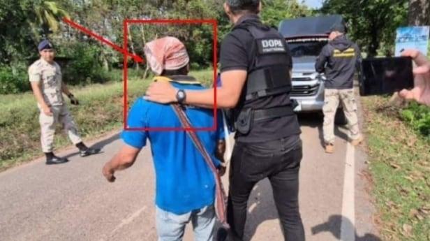 본문 이미지 - 집단 성폭행 혐의로 체포된 태국 남성 '띠아'(50). 출처=타이거뉴스