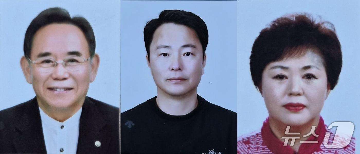 전북 고창군 애향대상에 선정된 오균호, 배상수, 고경순 씨&#40;사진 왼쪽부터&#41;2025.11.14/뉴스1