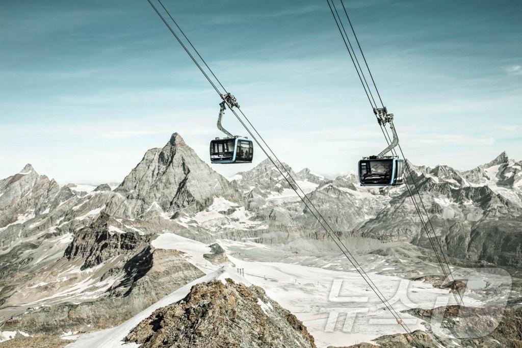 마터호른 글래시어 파라다이스로 가는 케이블카7(스위스관광청 제공)