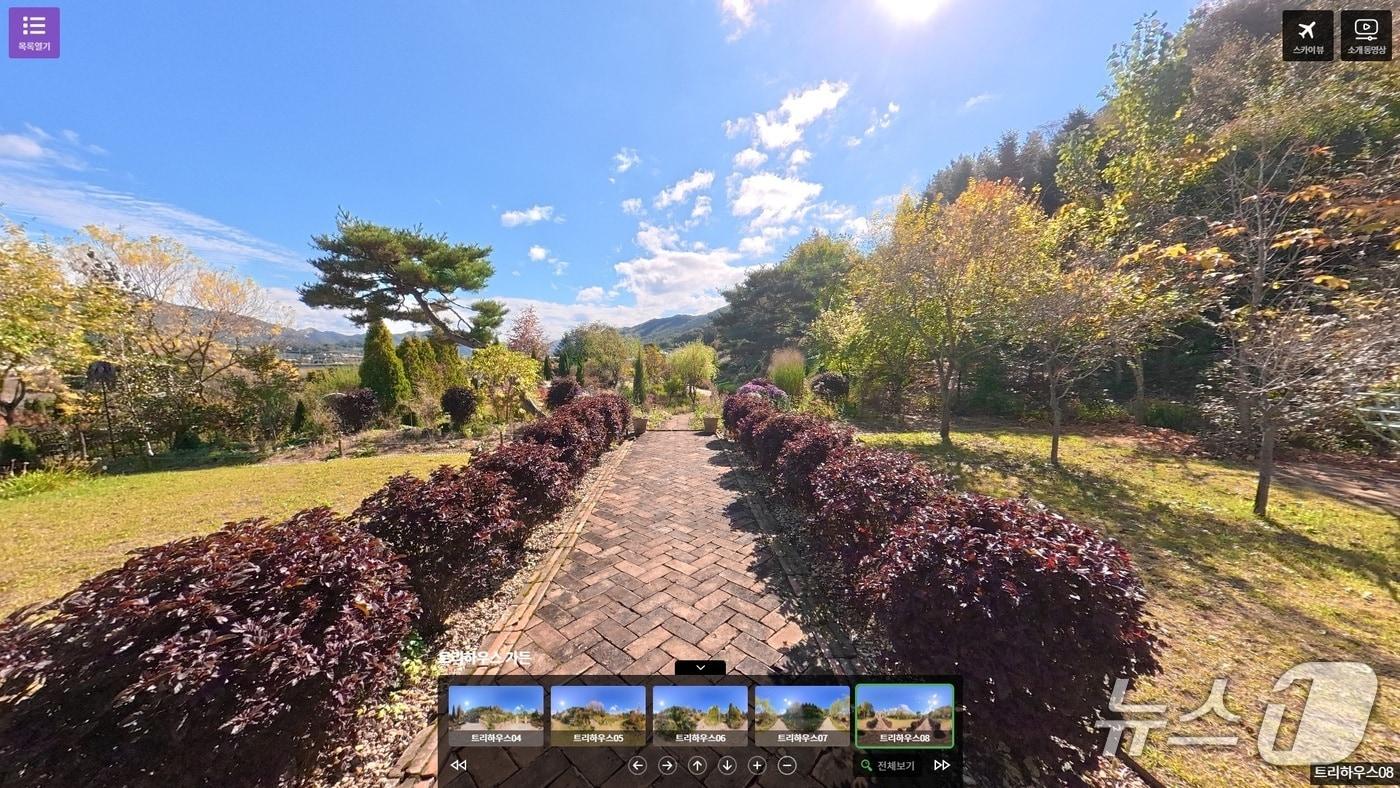 괴산군 트리하우스 가든 VR.&#40;충북도 제공. 재판매 및 DB금지&#41;/뉴스1