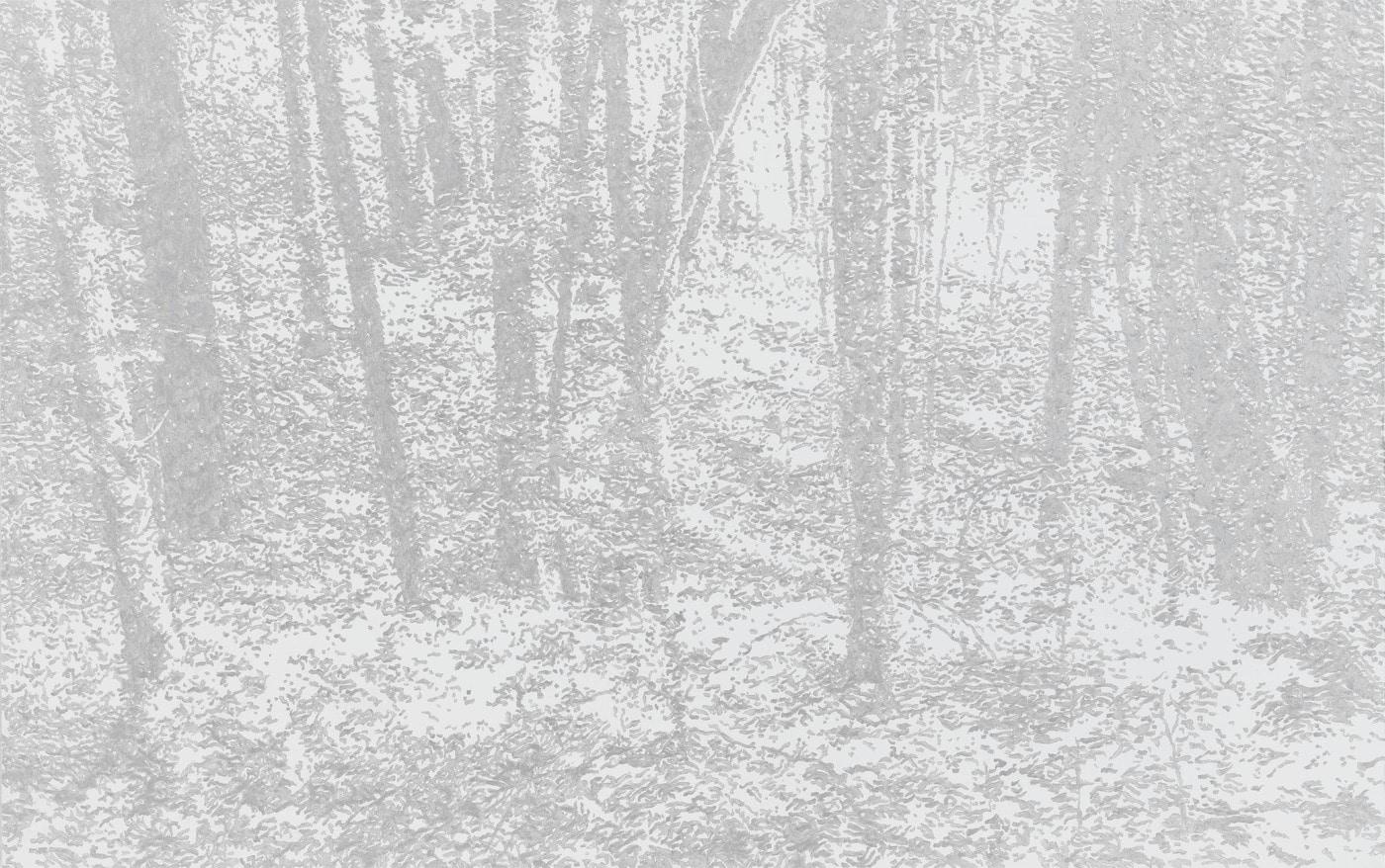 신경철 Shin Kyung-Chul, T-HERE-WSP202402, 2024, Acrylic & Pencil on linen, 162.1 x 259.1 cm &#40;리안갤러리 제공&#41;