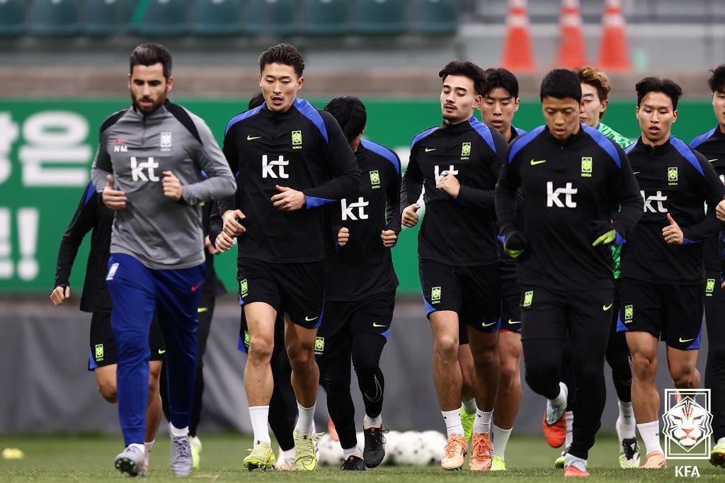 본문 이미지 - 축구대표팀이 김포에서 비공개 훈련을 진행했다.&#40;대한축구협회 제공&#41; 