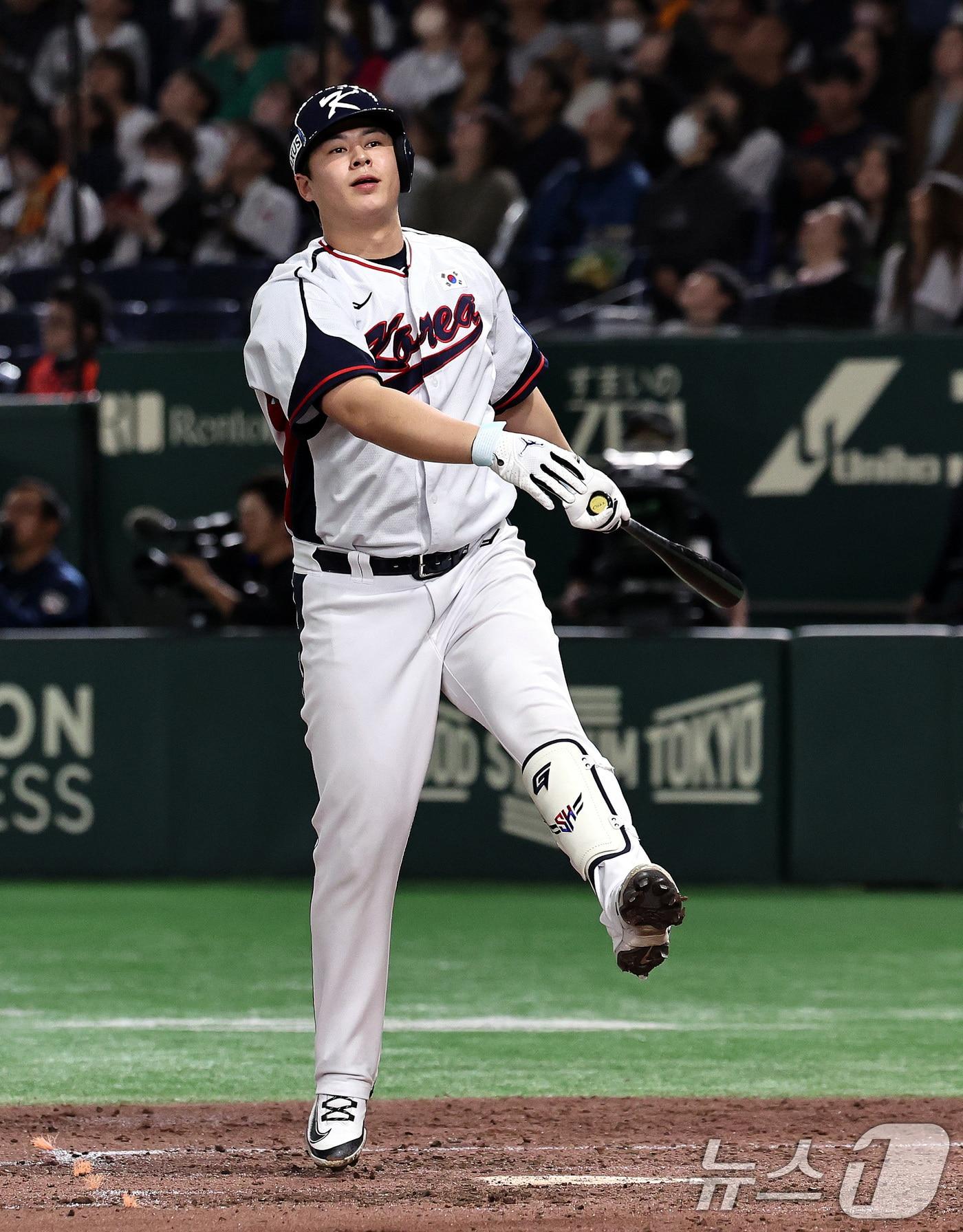 본문 이미지 - 노시환. 2025.11.16 ⓒ 뉴스1 구윤성 기자