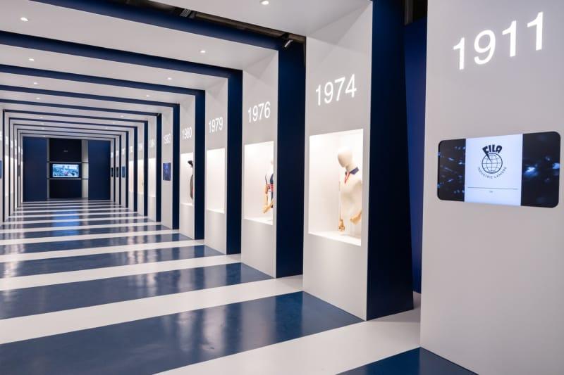 본문 이미지 - 이탈리아 비엘라에 마련된 휠라 브랜드 체험 센터 전경.&#40;미스토홀딩스제공&#41;